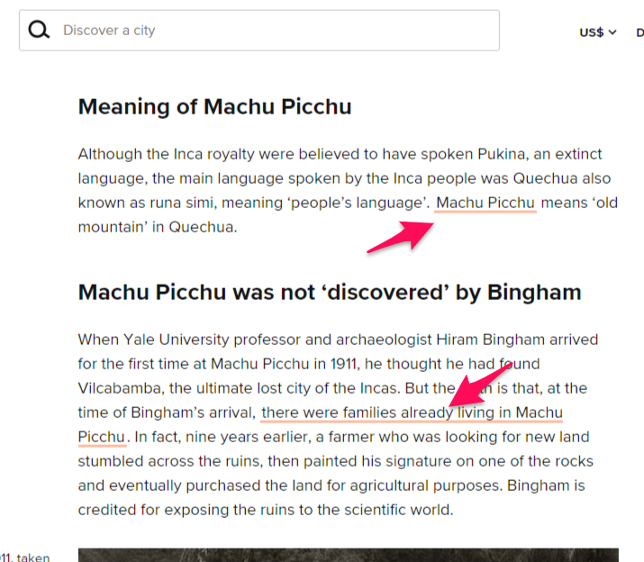 Exemplo de artigo como um "guia completo", ótimo para receber backlinks